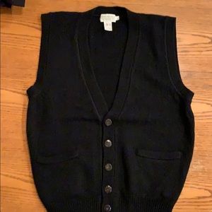 Banana Republic  Men’s Black Sweater Vest
